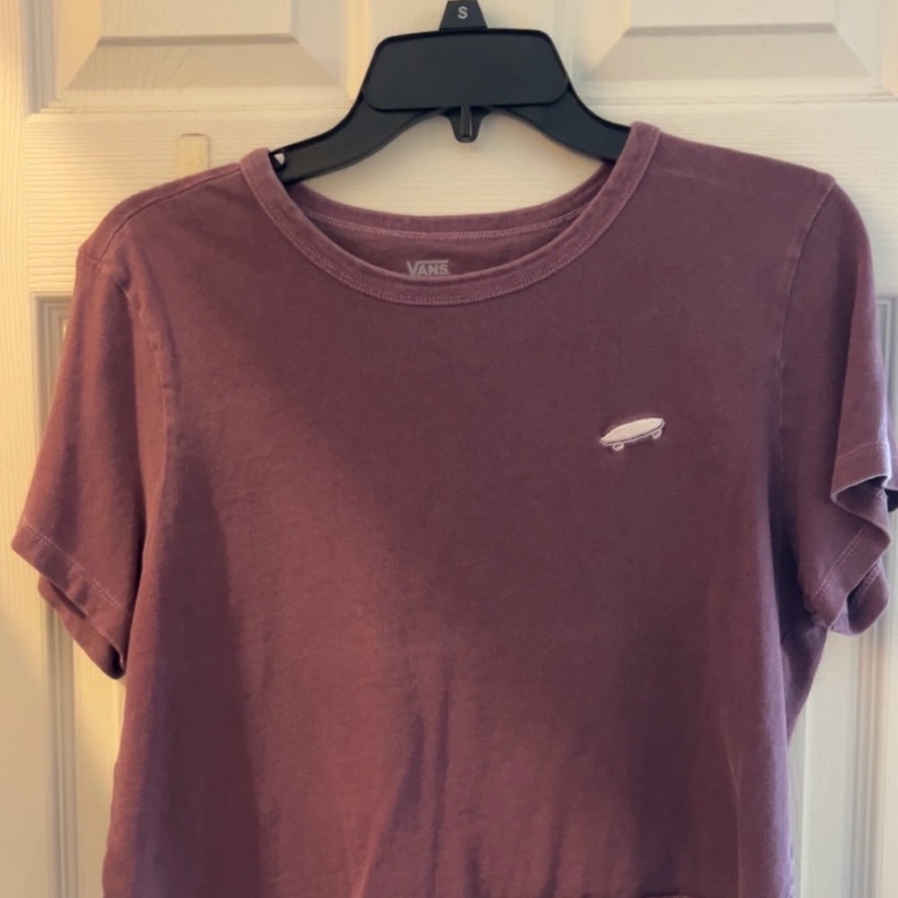 Vans Women's Short Sleeve Tee in Plum